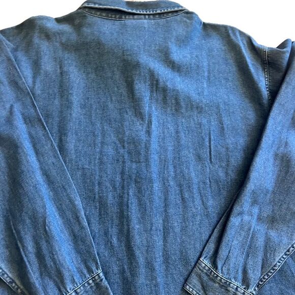 Vintage Y2K Warner Brothers Tweety Bird Denim Shirt.  Size XXL. Excellent Cond! - Picture 4 of 13